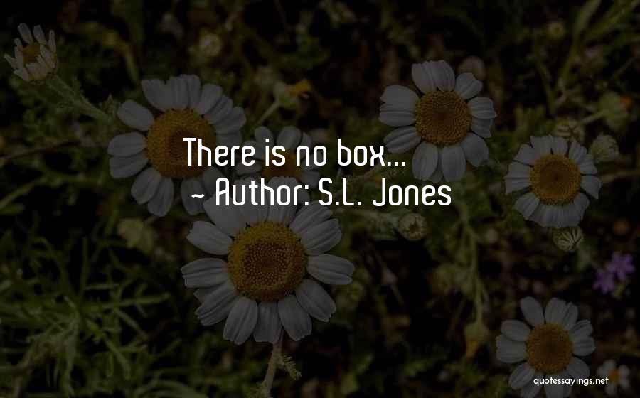 S.L. Jones Quotes: There Is No Box...