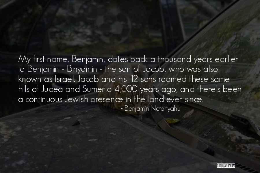 12 Quotes By Benjamin Netanyahu