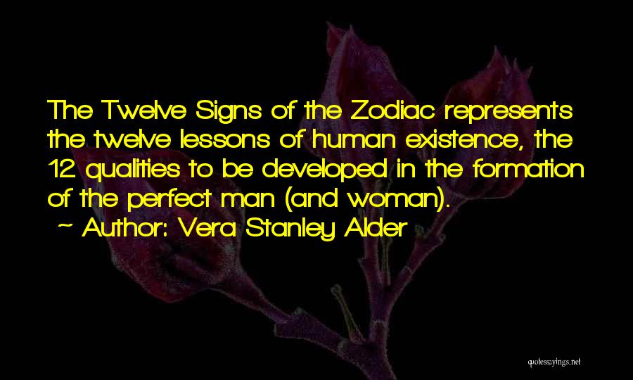 12 Zodiac Signs Quotes By Vera Stanley Alder