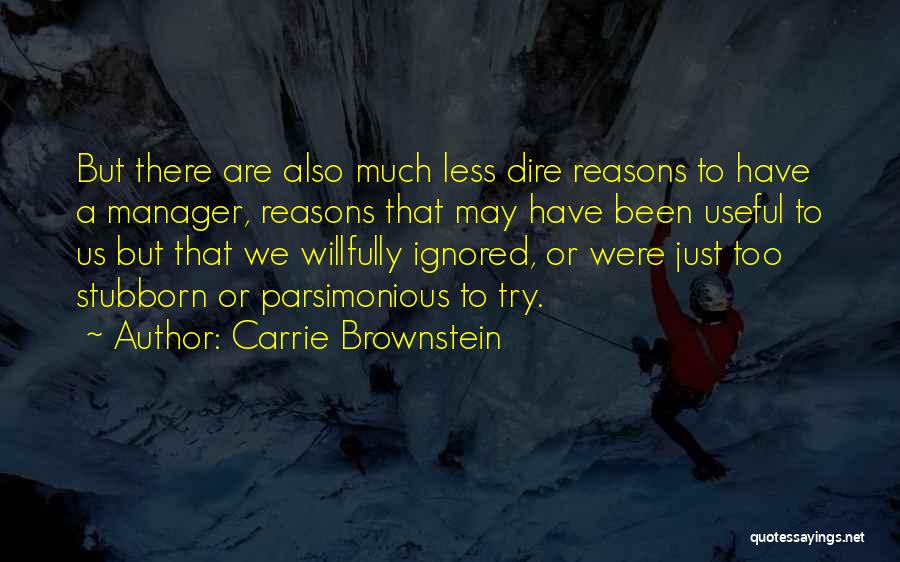 Carrie Brownstein Quotes: But There Are Also Much Less Dire Reasons To Have A Manager, Reasons That May Have Been Useful To Us