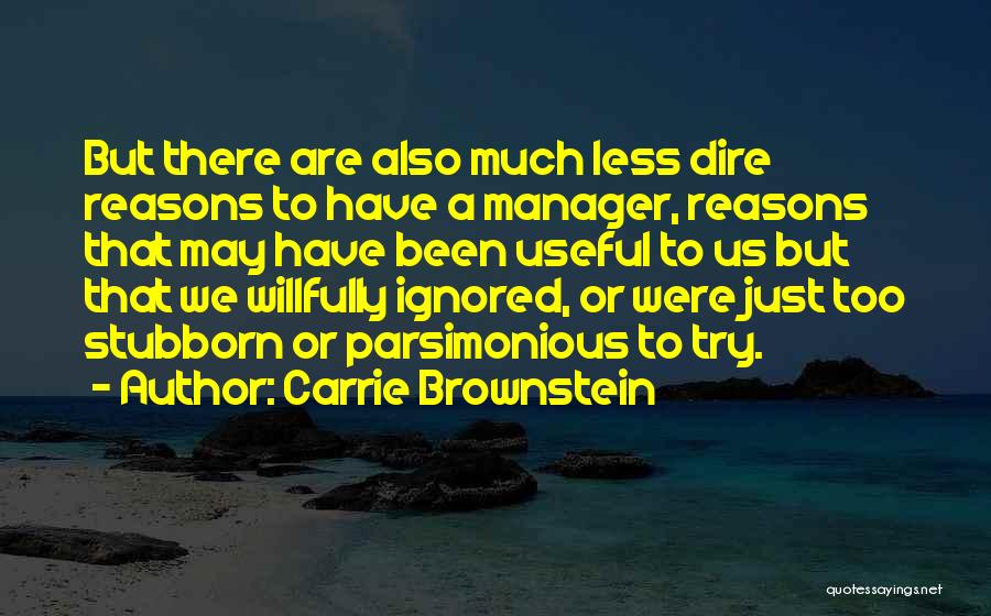 Carrie Brownstein Quotes: But There Are Also Much Less Dire Reasons To Have A Manager, Reasons That May Have Been Useful To Us