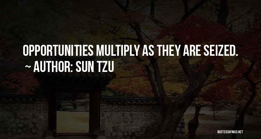 Sun Tzu Quotes: Opportunities Multiply As They Are Seized.
