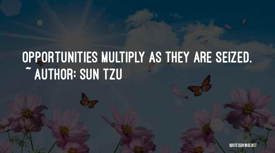 Sun Tzu Quotes: Opportunities Multiply As They Are Seized.