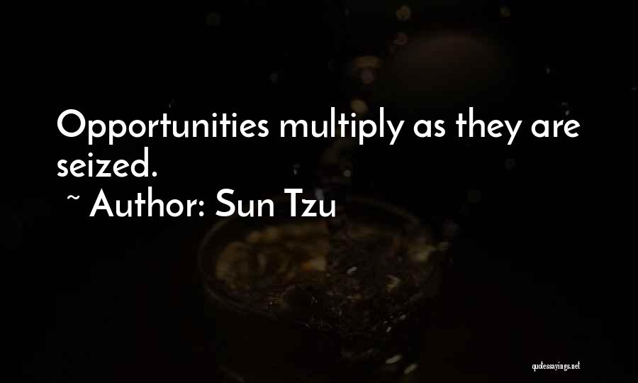 Sun Tzu Quotes: Opportunities Multiply As They Are Seized.