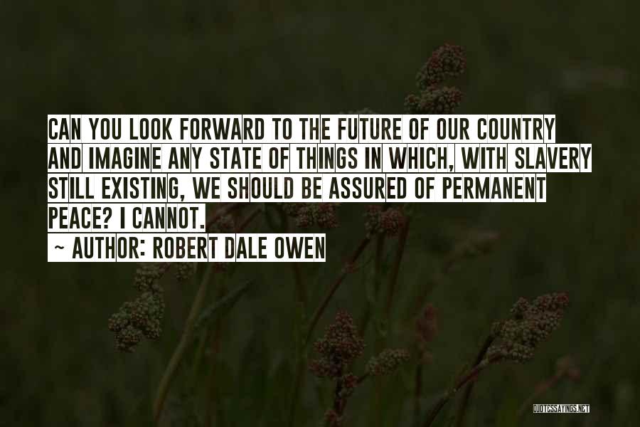 Robert Dale Owen Quotes: Can You Look Forward To The Future Of Our Country And Imagine Any State Of Things In Which, With Slavery