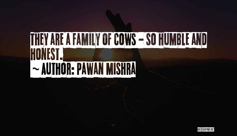 Pawan Mishra Quotes: They Are A Family Of Cows - So Humble And Honest.