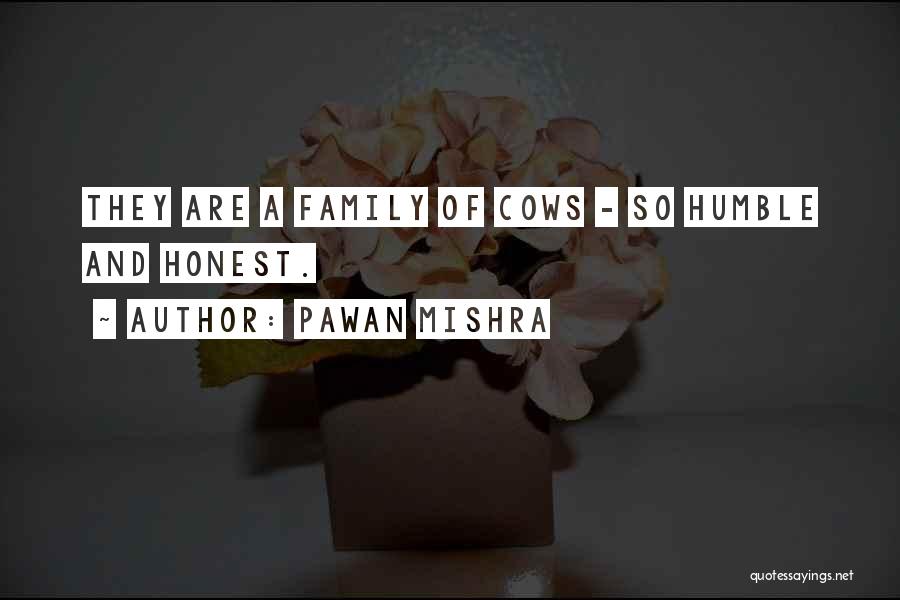 Pawan Mishra Quotes: They Are A Family Of Cows - So Humble And Honest.