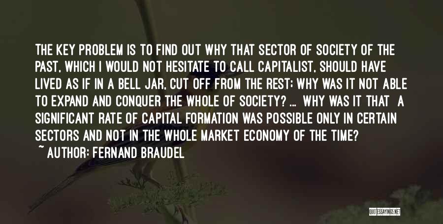 Fernand Braudel Quotes: The Key Problem Is To Find Out Why That Sector Of Society Of The Past, Which I Would Not Hesitate