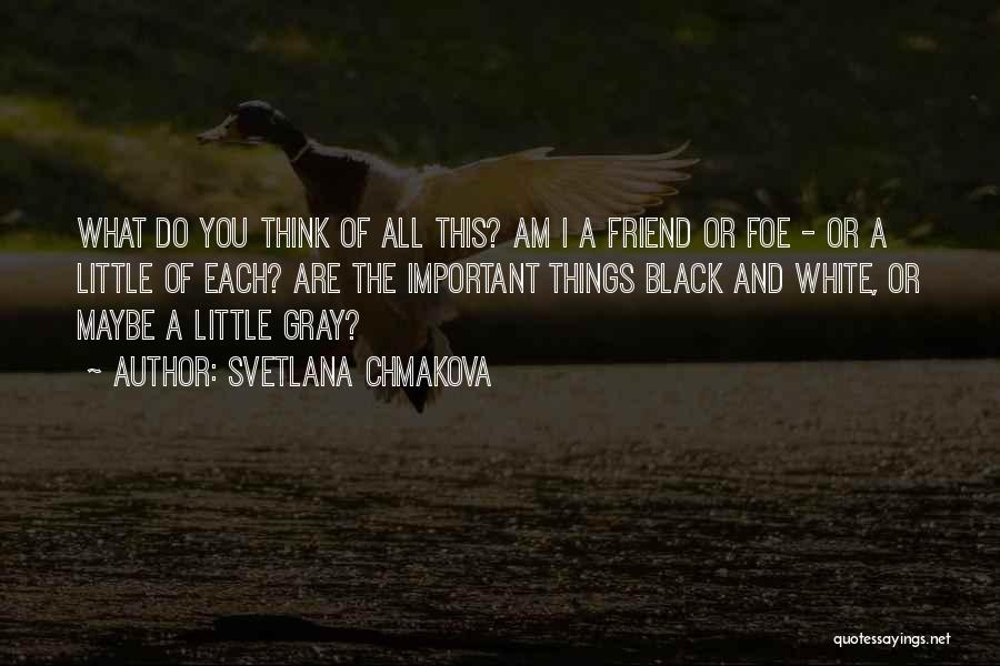 Svetlana Chmakova Quotes: What Do You Think Of All This? Am I A Friend Or Foe - Or A Little Of Each? Are