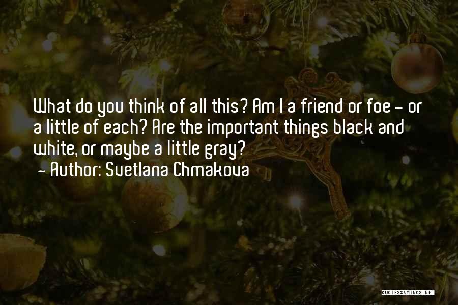 Svetlana Chmakova Quotes: What Do You Think Of All This? Am I A Friend Or Foe - Or A Little Of Each? Are