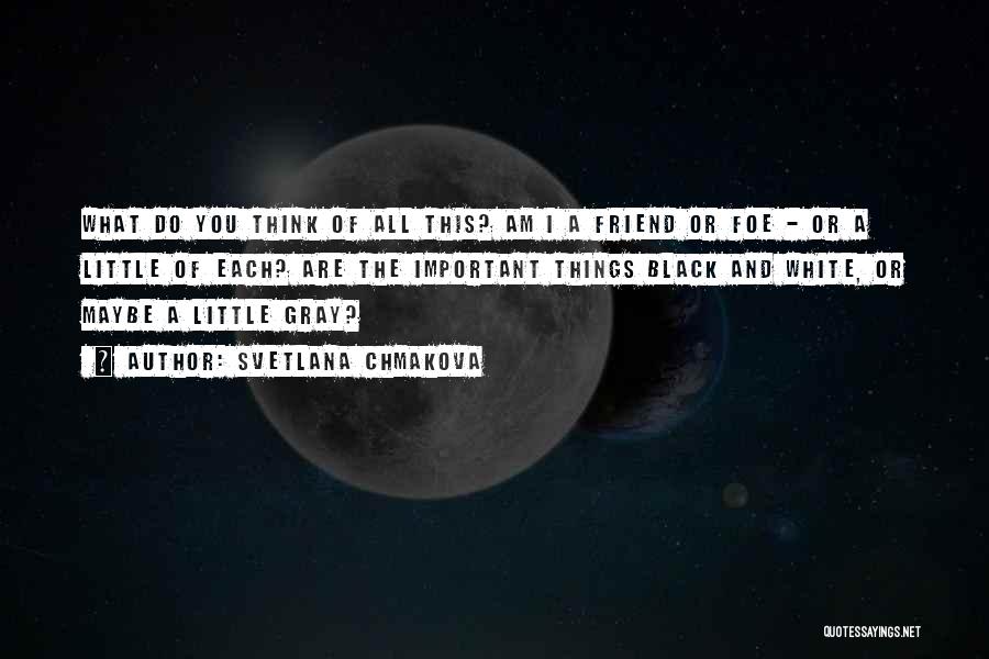 Svetlana Chmakova Quotes: What Do You Think Of All This? Am I A Friend Or Foe - Or A Little Of Each? Are