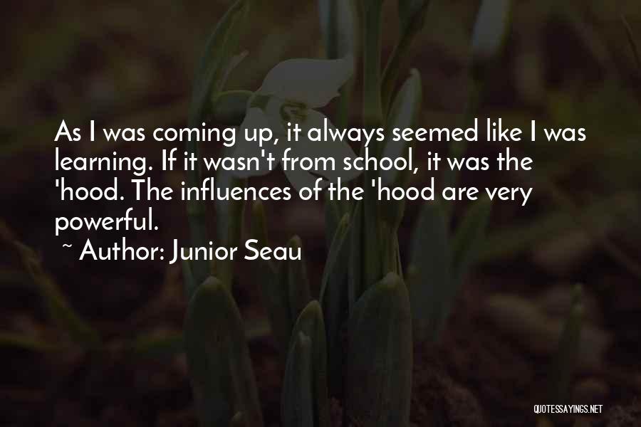 Junior Seau Quotes: As I Was Coming Up, It Always Seemed Like I Was Learning. If It Wasn't From School, It Was The