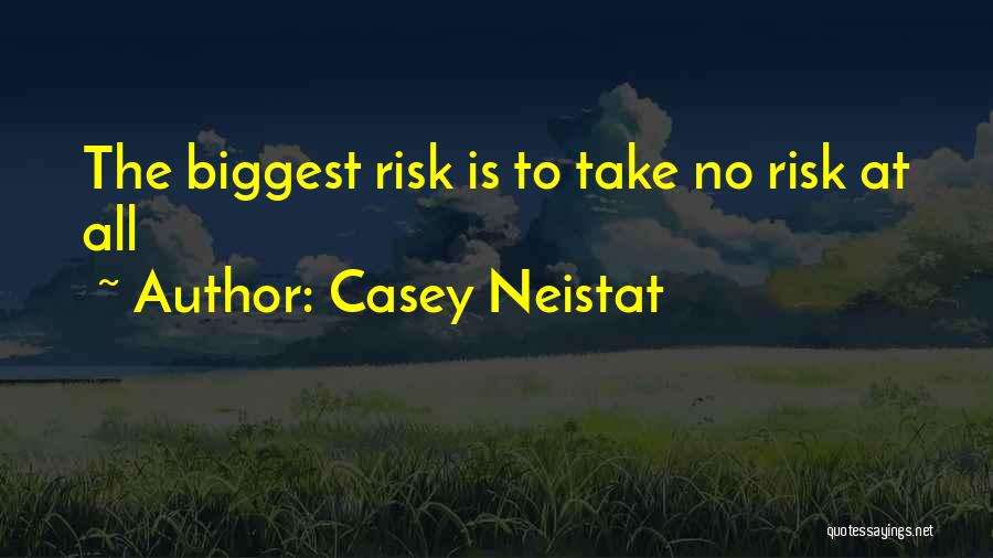 Casey Neistat Quotes: The Biggest Risk Is To Take No Risk At All