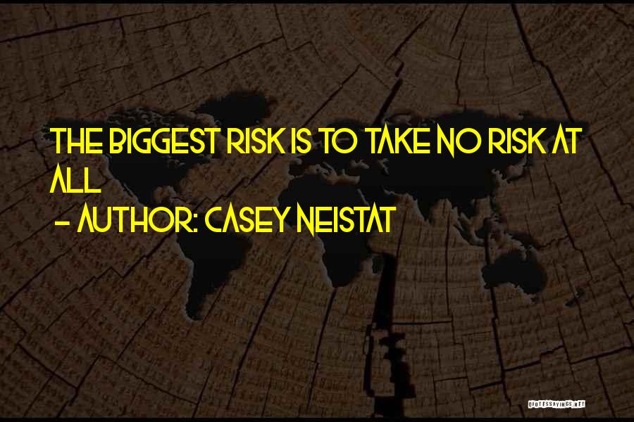 Casey Neistat Quotes: The Biggest Risk Is To Take No Risk At All