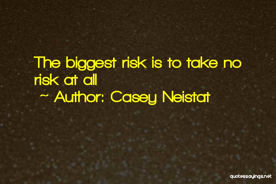 Casey Neistat Quotes: The Biggest Risk Is To Take No Risk At All