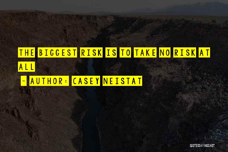 Casey Neistat Quotes: The Biggest Risk Is To Take No Risk At All