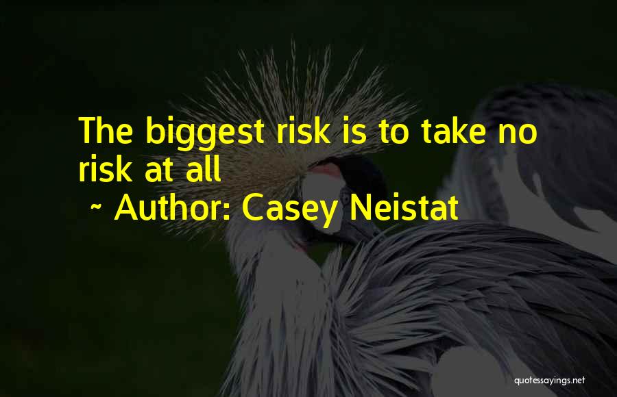 Casey Neistat Quotes: The Biggest Risk Is To Take No Risk At All