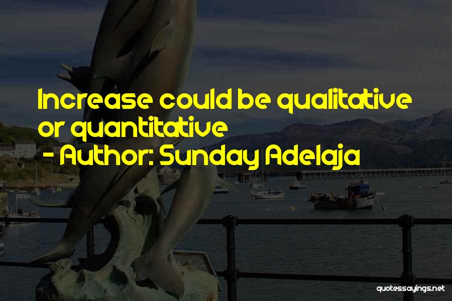 Sunday Adelaja Quotes: Increase Could Be Qualitative Or Quantitative