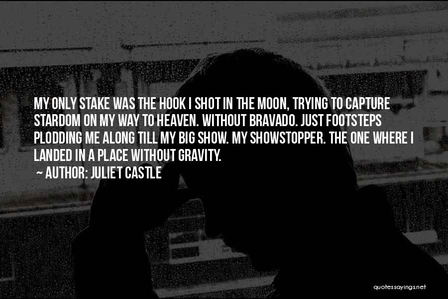 Juliet Castle Quotes: My Only Stake Was The Hook I Shot In The Moon, Trying To Capture Stardom On My Way To Heaven.