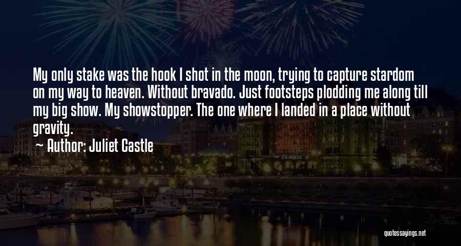 Juliet Castle Quotes: My Only Stake Was The Hook I Shot In The Moon, Trying To Capture Stardom On My Way To Heaven.