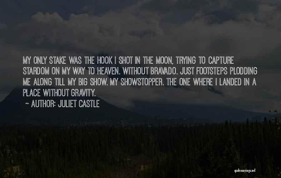 Juliet Castle Quotes: My Only Stake Was The Hook I Shot In The Moon, Trying To Capture Stardom On My Way To Heaven.