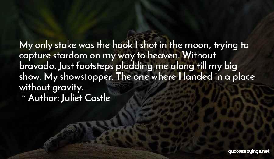 Juliet Castle Quotes: My Only Stake Was The Hook I Shot In The Moon, Trying To Capture Stardom On My Way To Heaven.