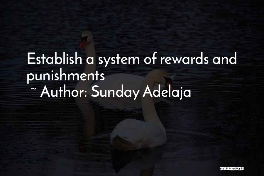 Sunday Adelaja Quotes: Establish A System Of Rewards And Punishments