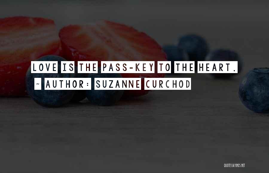 Suzanne Curchod Quotes: Love Is The Pass-key To The Heart.