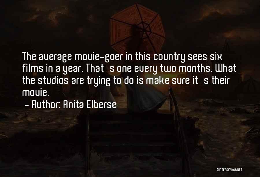 Anita Elberse Quotes: The Average Movie-goer In This Country Sees Six Films In A Year. That's One Every Two Months. What The Studios