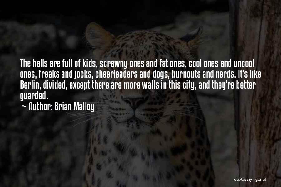 Brian Malloy Quotes: The Halls Are Full Of Kids, Scrawny Ones And Fat Ones, Cool Ones And Uncool Ones, Freaks And Jocks, Cheerleaders