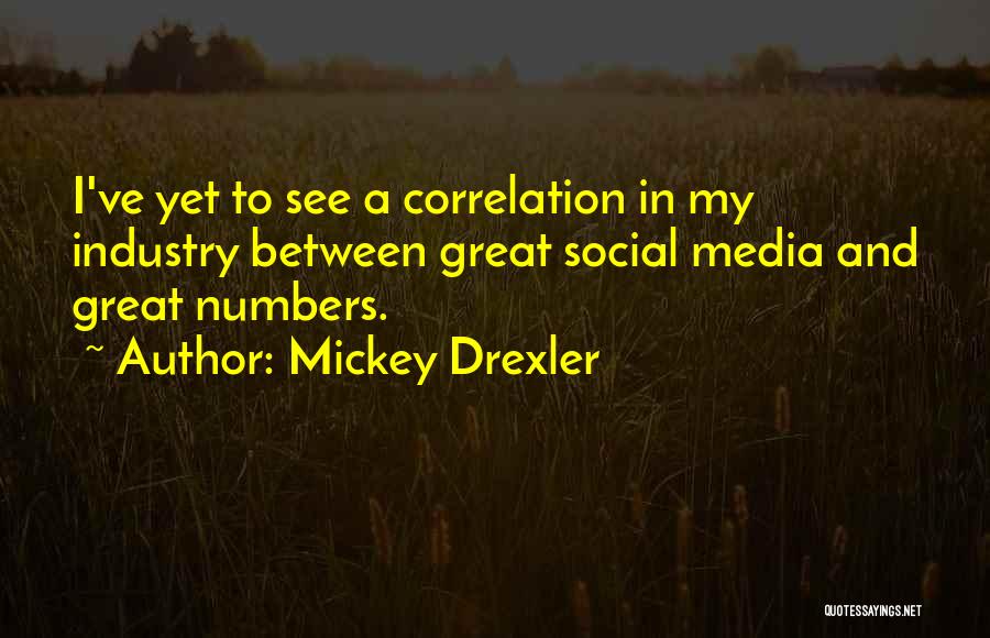 Mickey Drexler Quotes: I've Yet To See A Correlation In My Industry Between Great Social Media And Great Numbers.