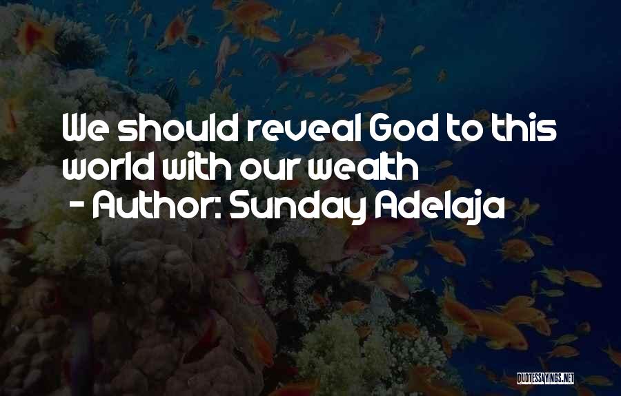 Sunday Adelaja Quotes: We Should Reveal God To This World With Our Wealth