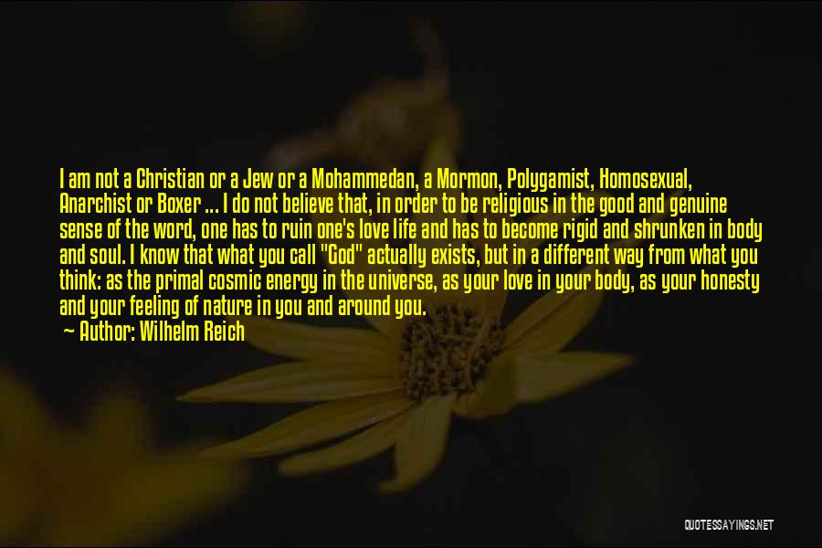Wilhelm Reich Quotes: I Am Not A Christian Or A Jew Or A Mohammedan, A Mormon, Polygamist, Homosexual, Anarchist Or Boxer ... I