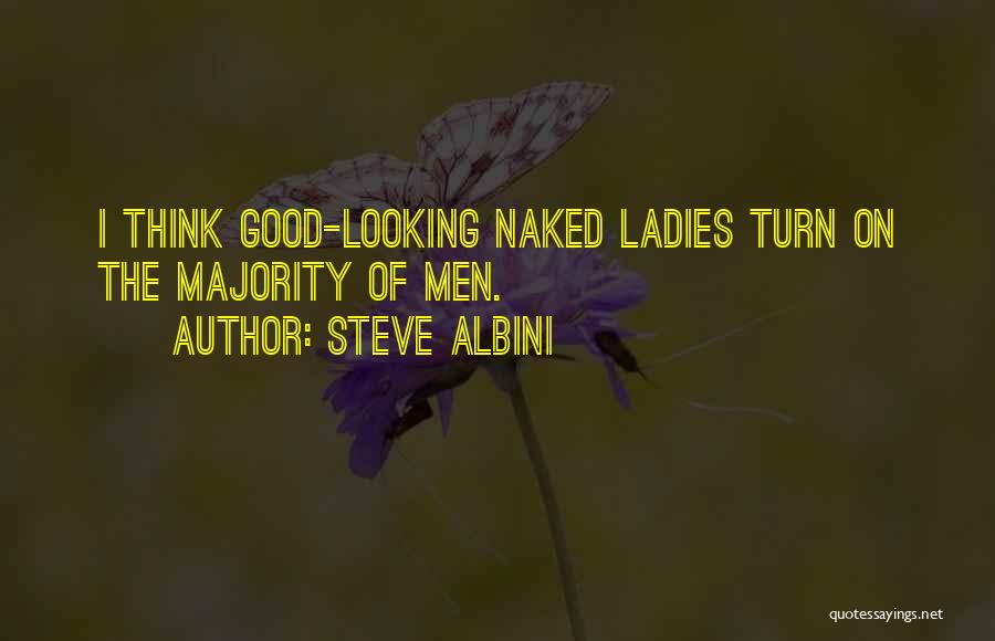 Steve Albini Quotes: I Think Good-looking Naked Ladies Turn On The Majority Of Men.