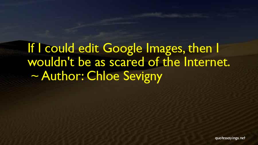 Chloe Sevigny Quotes: If I Could Edit Google Images, Then I Wouldn't Be As Scared Of The Internet.