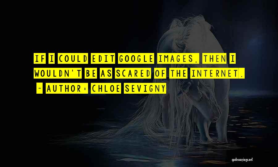 Chloe Sevigny Quotes: If I Could Edit Google Images, Then I Wouldn't Be As Scared Of The Internet.