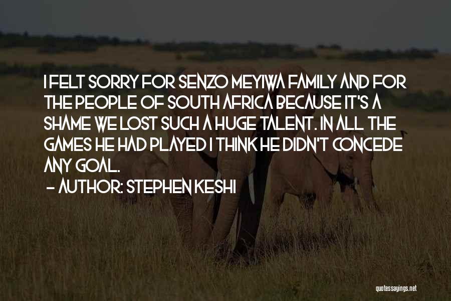 Stephen Keshi Quotes: I Felt Sorry For Senzo Meyiwa Family And For The People Of South Africa Because It's A Shame We Lost