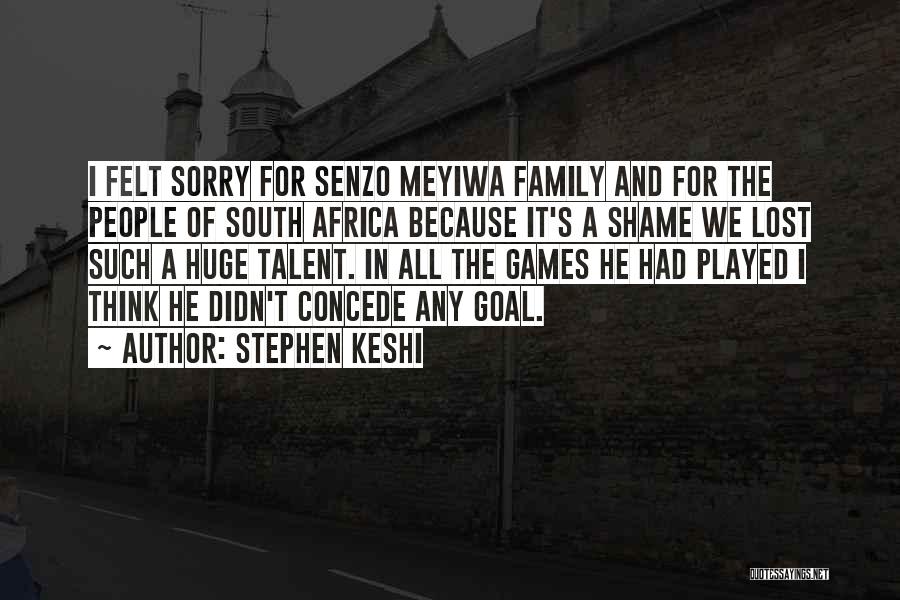 Stephen Keshi Quotes: I Felt Sorry For Senzo Meyiwa Family And For The People Of South Africa Because It's A Shame We Lost