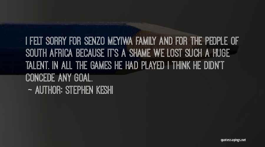 Stephen Keshi Quotes: I Felt Sorry For Senzo Meyiwa Family And For The People Of South Africa Because It's A Shame We Lost