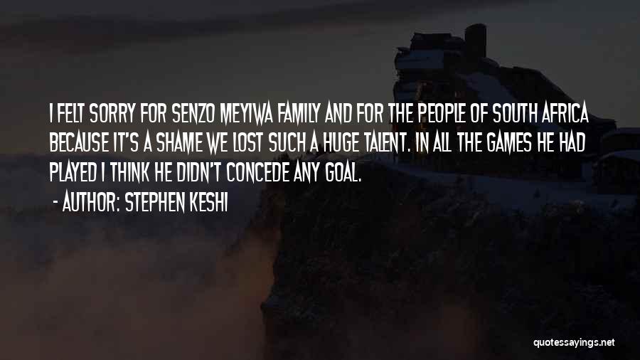 Stephen Keshi Quotes: I Felt Sorry For Senzo Meyiwa Family And For The People Of South Africa Because It's A Shame We Lost