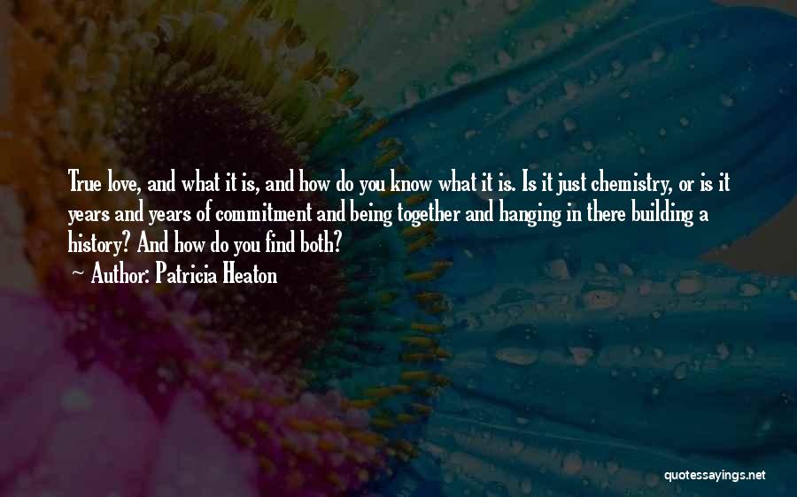 Patricia Heaton Quotes: True Love, And What It Is, And How Do You Know What It Is. Is It Just Chemistry, Or Is