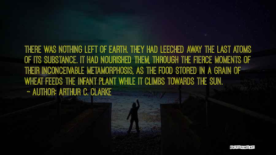 Arthur C. Clarke Quotes: There Was Nothing Left Of Earth. They Had Leeched Away The Last Atoms Of Its Substance. It Had Nourished Them,