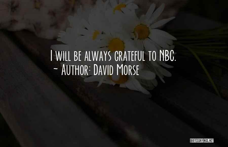 David Morse Quotes: I Will Be Always Grateful To Nbc.