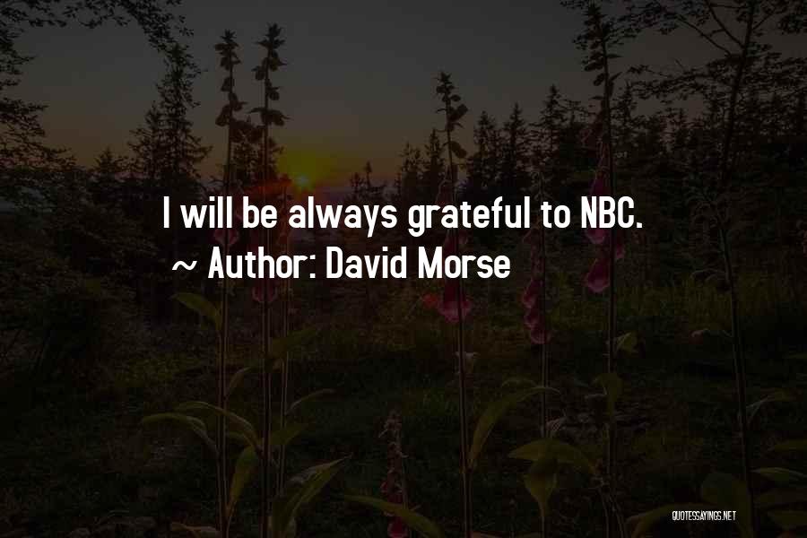 David Morse Quotes: I Will Be Always Grateful To Nbc.