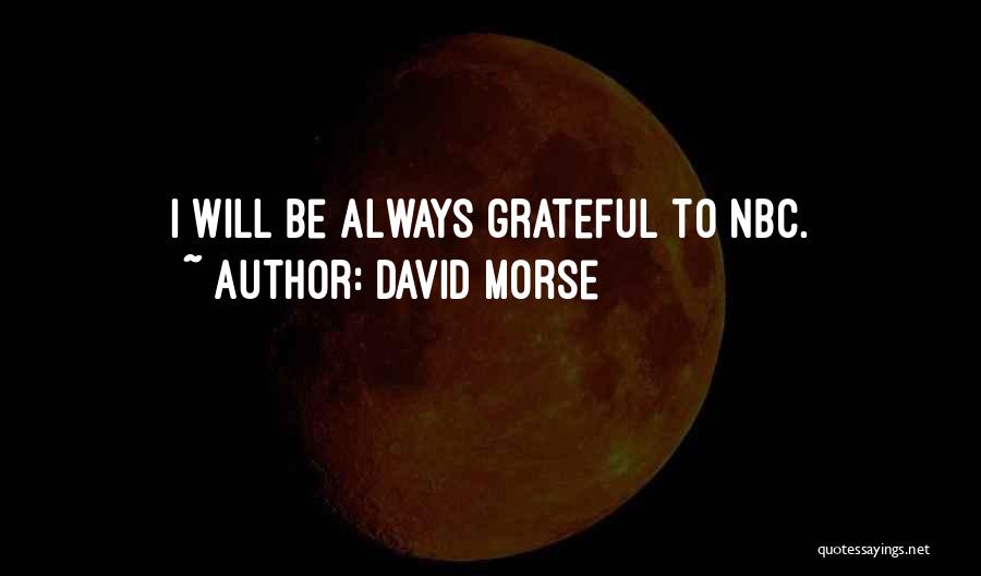 David Morse Quotes: I Will Be Always Grateful To Nbc.