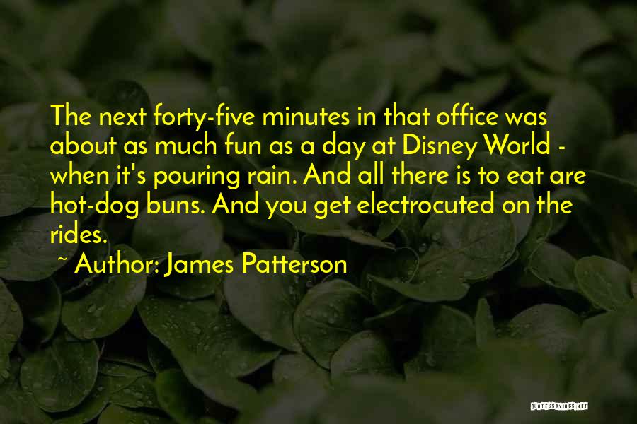 James Patterson Quotes: The Next Forty-five Minutes In That Office Was About As Much Fun As A Day At Disney World - When