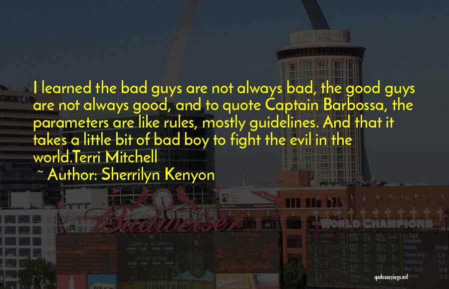 Sherrilyn Kenyon Quotes: I Learned The Bad Guys Are Not Always Bad, The Good Guys Are Not Always Good, And To Quote Captain