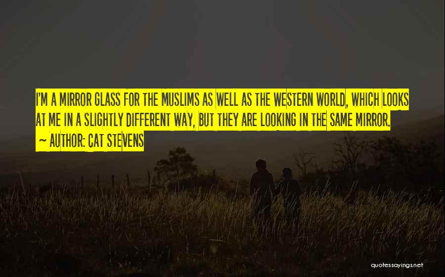 Cat Stevens Quotes: I'm A Mirror Glass For The Muslims As Well As The Western World, Which Looks At Me In A Slightly