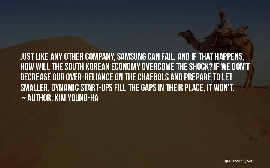 Kim Young-ha Quotes: Just Like Any Other Company, Samsung Can Fail, And If That Happens, How Will The South Korean Economy Overcome The