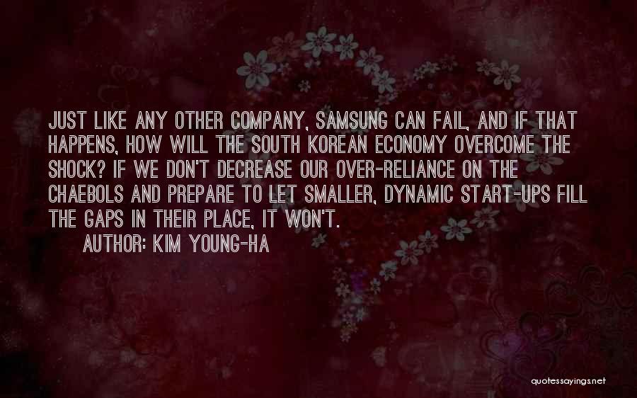 Kim Young-ha Quotes: Just Like Any Other Company, Samsung Can Fail, And If That Happens, How Will The South Korean Economy Overcome The
